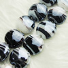 Hand-Made Lampwork Beads, oblate 17mm,9mm Hole:About 2mm, Sold by PC 