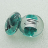 Silver Foil Lampwork Beads, oblate 20mm,10mm Hole:Approx 2mm, Sold by PC