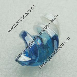 Hand-Made Lampwork Beads, helix 29x15mm Hole:About 2mm, Sold by PC