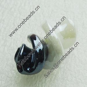 Hand-Made Lampwork Beads, helix 29x15mm Hole:About 2mm, Sold by PC