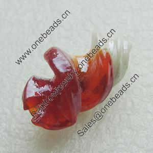 Hand-Made Lampwork Beads, helix 29x15mm Hole:About 2mm, Sold by PC