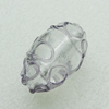 Hand-Made Lampwork Beads, oval 17x25mm Hole:About 2mm, Sold by PC