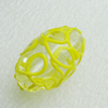 Hand-Made Lampwork Beads, oval 17x25mm Hole:About 2mm, Sold by PC