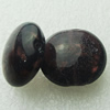 Gold Foil Lampwork Beads, Round 20mm,thickness10mm Hole: About 2mm, Sold by PC