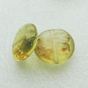 Gold Foil Lampwork Beads, Round 20mm,thickness10mm Hole: About 2mm, Sold by PC