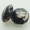 Gold Foil Lampwork Beads, Round 20mm,thickness10mm Hole: About 2mm, Sold by PC