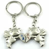 Zinc Alloy Lover keyring, Pendant Size 25mm-40mm, Length Approx:3.5inch-4inch, Sold by Pair