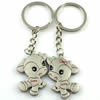 Zinc Alloy Lover keyring, Pendant Size 25mm-40mm, Length Approx:3.5inch-4inch, Sold by Pair