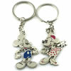 Zinc Alloy Lover keyring, Pendant Size 25mm-40mm, Length Approx:3.5inch-4inch, Sold by Pair