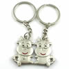 Zinc Alloy Lover keyring, Pendant Size 25mm-40mm, Length Approx:3.5inch-4inch, Sold by Pair