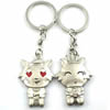 Zinc Alloy Lover keyring, Pendant Size 25mm-40mm, Length Approx:3.5inch-4inch, Sold by Pair