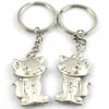 Zinc Alloy Lover keyring, Pendant Size 25mm-40mm, Length Approx:3.5inch-4inch, Sold by Pair