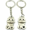 Zinc Alloy Lover keyring, Pendant Size 25mm-40mm, Length Approx:3.5inch-4inch, Sold by Pair