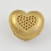 Brass European Box,Lead-free, Heart,  21x18x12mm, Sold by Bag