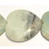 Gemstone beads, amazonite(multicolor), heart, 30x30x6mm, Sold per 16-inch Strand