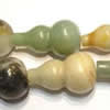 Gemstone beads, amazonite(multicolor), gourd, 15x28mm, Sold per 16-inch Strand
