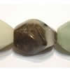 Gemstone beads, amazonite(multicolor), twist rice, 12x16mm, Sold per 16-inch Strand