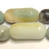 Gemstone beads, amazonite(multicolor), tube, 8x20mm, Sold per 16-inch Strand