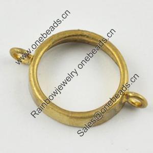 Copper Connector, Fashion Jewelry Findings, Lead-free, 22x15x3mm, Sold by Bag