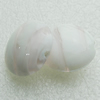 Hand-Made Lampwork Beads, flat round 20mm,thickness:10mm Hole:About 2mm, Sold by PC