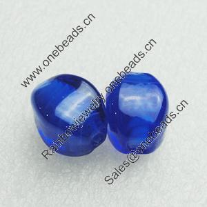 Hand-Made Lampwork Beads, cube 17x13mm Hole:About 2mm, Sold by PC