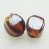 Hand-Made Lampwork Beads, cube 17x13mm Hole:About 2mm, Sold by PC