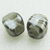 Hand-Made Lampwork Beads, cube 17x13mm Hole:About 2mm, Sold by PC