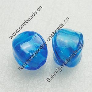 Hand-Made Lampwork Beads, cube 17x13mm Hole:About 2mm, Sold by PC