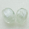 Hand-Made Lampwork Beads, cube 17x13mm Hole:About 2mm, Sold by PC