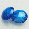 Hand-Made Lampwork Beads, flat round 20mm,thickness:10mm Hole:About 2mm, Sold by PC