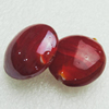 Hand-Made Lampwork Beads, flat round 20mm,thickness:10mm Hole:About 2mm, Sold by PC