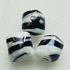 Hand-Made Lampwork Beads, nugget 14x14mm,thickness:13mm Hole:About 2mm, Sold by PC