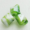 Hand-Made Lampwork Beads, nugget 14x14mm,thickness:13mm Hole:About 2mm, Sold by PC