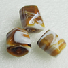 Hand-Made Lampwork Beads, nugget 14x14mm,thickness:13mm Hole:About 2mm, Sold by PC