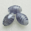 Hand-Made Lampwork Beads, oval 19x13mm Hole:About 2mm, Sold by PC