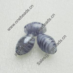 Hand-Made Lampwork Beads, oval 19x13mm Hole:About 2mm, Sold by PC