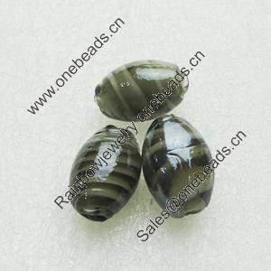 Hand-Made Lampwork Beads, oval 19x13mm Hole:About 2mm, Sold by PC