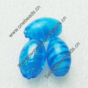 Hand-Made Lampwork Beads, oval 19x13mm Hole:About 2mm, Sold by PC