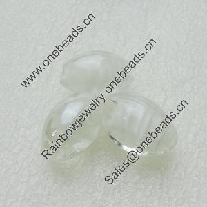 Hand-Made Lampwork Beads, oval 19x13mm Hole:About 2mm, Sold by PC