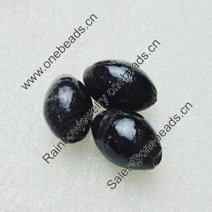 Hand-Made Lampwork Beads, oval 19x13mm Hole:About 2mm, Sold by PC