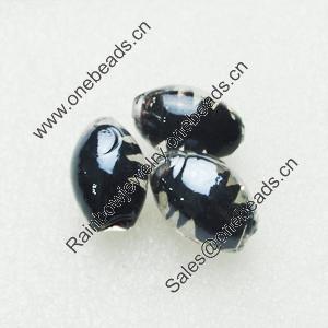 Hand-Made Lampwork Beads, oval 19x13mm Hole:About 2mm, Sold by PC