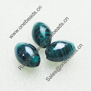 Hand-Made Lampwork Beads, oval 19x13mm Hole:About 2mm, Sold by PC