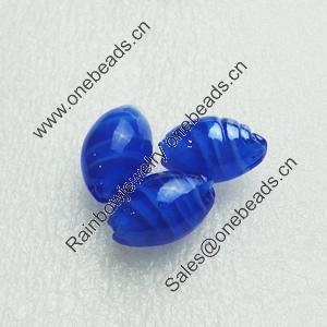 Hand-Made Lampwork Beads, oval 19x13mm Hole:About 2mm, Sold by PC