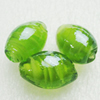 Hand-Made Lampwork Beads, oval 19x13mm Hole:About 2mm, Sold by PC