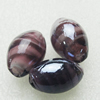 Hand-Made Lampwork Beads, oval 19x13mm Hole:About 2mm, Sold by PC