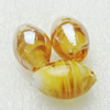 Hand-Made Lampwork Beads, oval 19x13mm Hole:About 2mm, Sold by PC