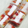 Hand-Made Lampwork Beads, rectangle 21x15.5mm,thickness:9mm Hole:About 2mm, Sold by PC