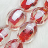 Hand-Made Lampwork Beads, oval 15x19mm,thickness:9mm Hole:About 2mm, Sold by PC