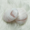 Hand-Made Lampwork Beads, flat oval 30x24mm,thickness:13mm Hole:About 2mm, Sold by PC