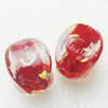 Hand-Made Lampwork Beads, cube 24x18mm Hole:About 2mm, Sold by PC